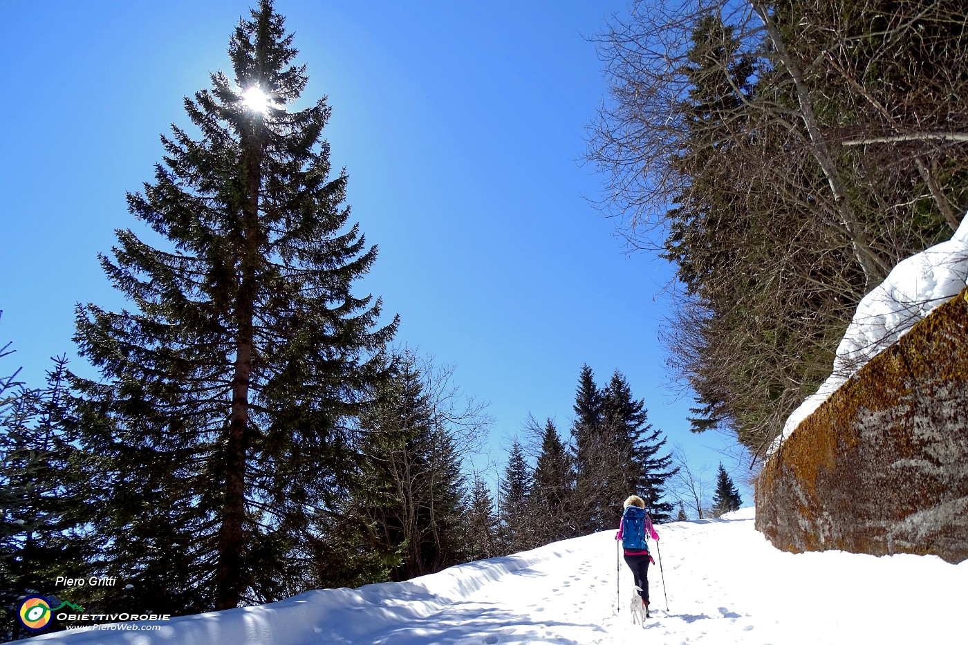 15 Si cammina bene sulla neve battuta.JPG -                                